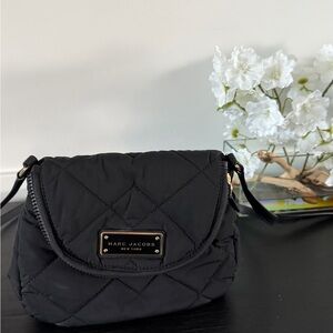 Marc Jacobs Black Quilted Crossbody Bag